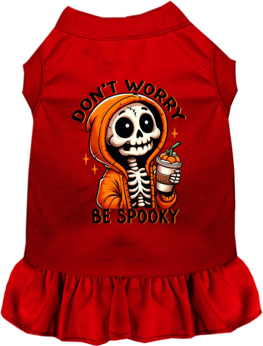 Don't Worry, Be Spooky Halloween Pet Dress