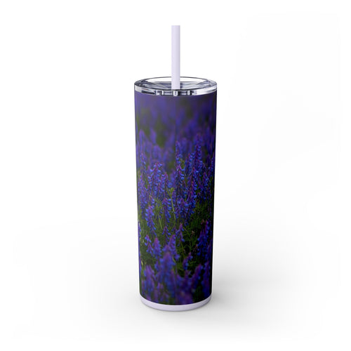 Skinny Tumbler with Straw – 20 oz Stainless Steel Cup
