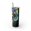 Skinny Tumbler with Straw – 20 oz Stainless Steel Cup