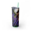 Skinny Tumbler with Straw – 20 oz Stainless Steel Cup