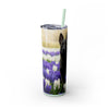 Skinny Tumbler with Straw – 20 oz Stainless Steel Cup