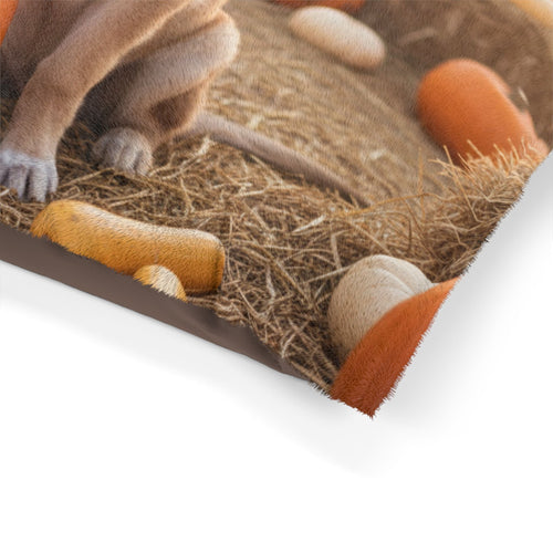 Autumn Pumpkin Patch Pet Bed