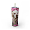 Skinny Tumbler with Straw – 20 oz Stainless Steel Cup