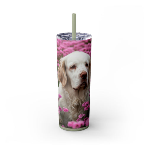 Skinny Tumbler with Straw – 20 oz Stainless Steel Cup