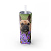 Skinny Tumbler with Straw – 20 oz Stainless Steel Cup
