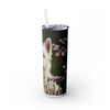Skinny Tumbler with Straw – 20 oz Stainless Steel Cup