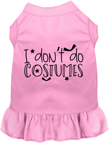 I Don't Do Costumes Halloween Pet Dress