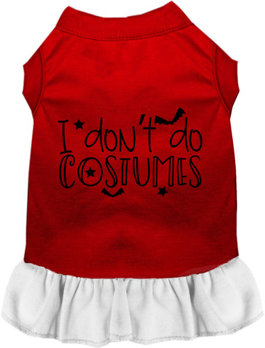 I Don't Do Costumes Halloween Pet Dress