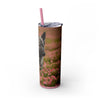 Skinny Tumbler with Straw – 20 oz Stainless Steel Cup