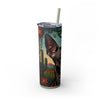 Skinny Tumbler with Straw – 20 oz Stainless Steel Cup