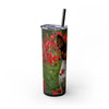 Skinny Tumbler with Straw – 20 oz Stainless Steel Cup