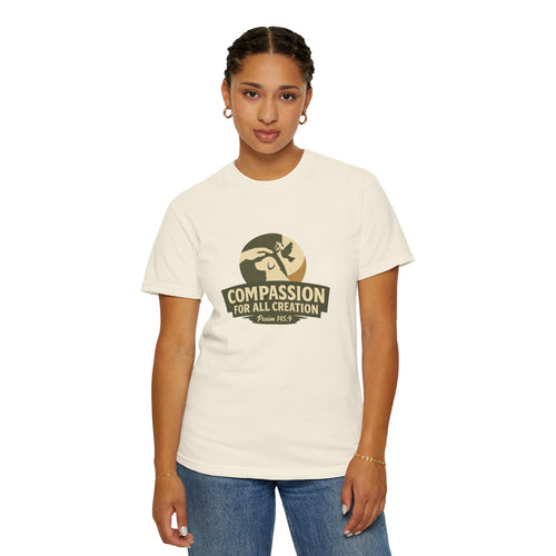 Compassion for All Creation T-Shirt — Psalm 145:9 Christian Graphic Tee,  Matching Pet Apparel Available
