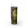 Skinny Tumbler with Straw – 20 oz Stainless Steel Cup