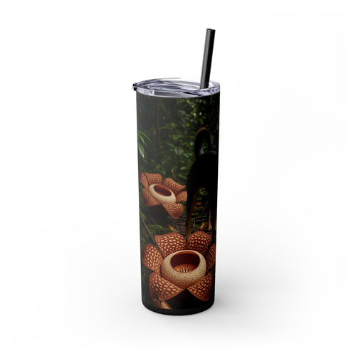 Skinny Tumbler with Straw – 20 oz Stainless Steel Cup