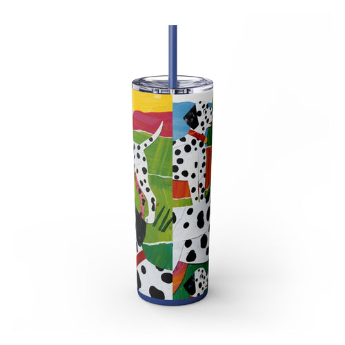Skinny Tumbler with Straw – 20 oz Stainless Steel Cup