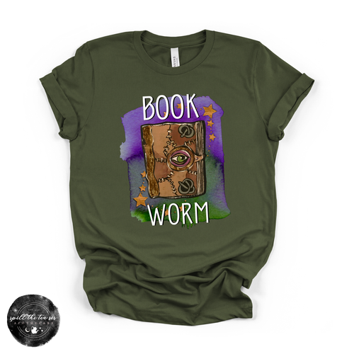 Book Worm Tee | Cute Book Lover Graphic T-Shirt
