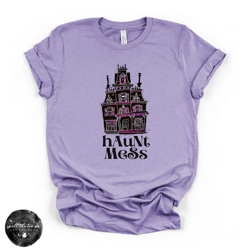 Haunt Mess Tee | Funny Halloween Ghost Graphic T-Shirt