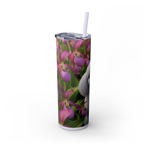 Skinny Tumbler with Straw – 20 oz Stainless Steel Cup