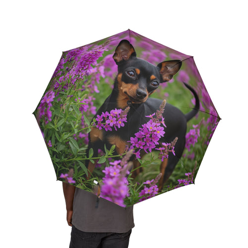 48 Semi-Automatic Umbrella – Windproof Large Travel Rain Umbrella
