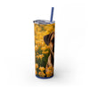 Skinny Tumbler with Straw – 20 oz Stainless Steel Cup