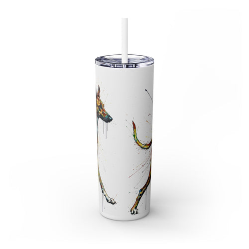 Skinny Tumbler with Straw – 20 oz Stainless Steel Cup
