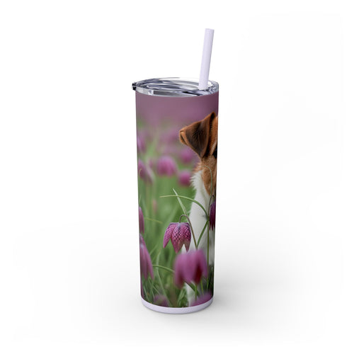 Skinny Tumbler with Straw – 20 oz Stainless Steel Cup