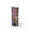 Skinny Tumbler with Straw – 20 oz Stainless Steel Cup