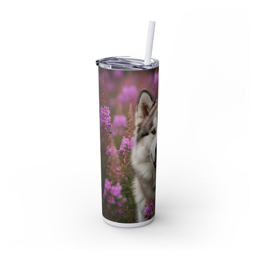 Skinny Tumbler with Straw – 20 oz Stainless Steel Cup