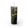 Skinny Tumbler with Straw – 20 oz Stainless Steel Cup