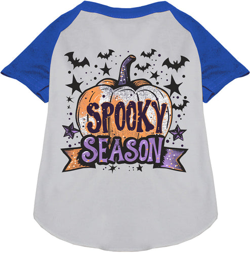 Batty Spooky Season Pet Raglan Shirt