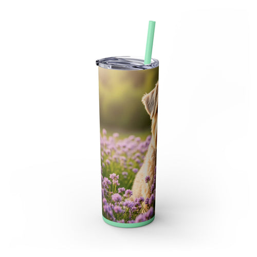 Skinny Tumbler with Straw – 20 oz Stainless Steel Cup