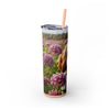 Skinny Tumbler with Straw – 20 oz Stainless Steel Cup
