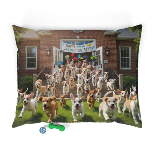 Puppies Start of Summer Vacation Pet Bed