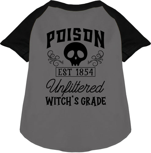 Poison Bottle Costume Pet Raglan Shirt