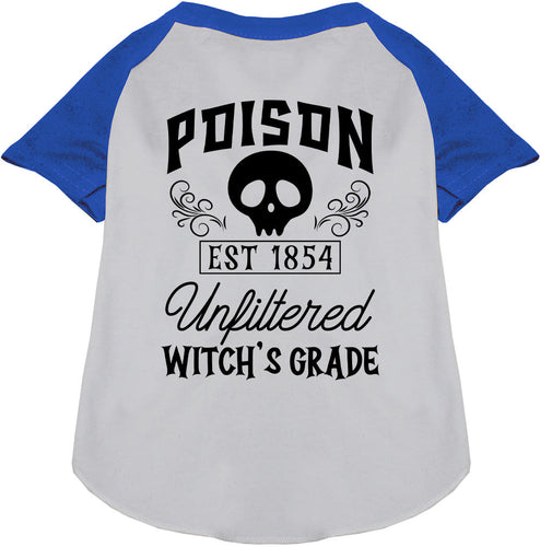 Poison Bottle Costume Pet Raglan Shirt