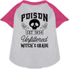 Poison Bottle Costume Pet Raglan Shirt
