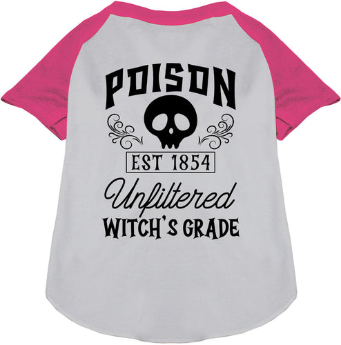 Poison Bottle Costume Pet Raglan Shirt
