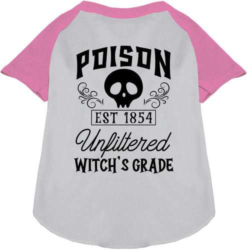Poison Bottle Costume Pet Raglan Shirt