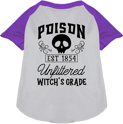 Poison Bottle Costume Pet Raglan Shirt