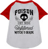 Poison Bottle Costume Pet Raglan Shirt