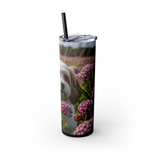 Skinny Tumbler with Straw – 20 oz Stainless Steel Cup