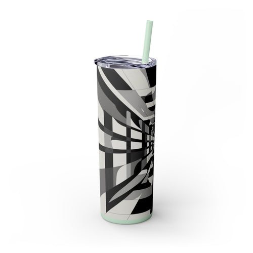 Skinny Tumbler with Straw – 20 oz Stainless Steel Cup