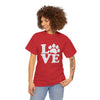 Love Paw Heavy Duty Unisex Tee Sizes Small - 5XL (11 colors)