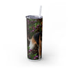 Skinny Tumbler with Straw – 20 oz Stainless Steel Cup