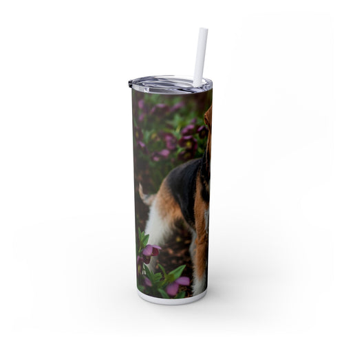 Skinny Tumbler with Straw – 20 oz Stainless Steel Cup