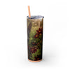 Skinny Tumbler with Straw – 20 oz Stainless Steel Cup