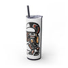 Skinny Tumbler with Straw – 20 oz Stainless Steel Cup