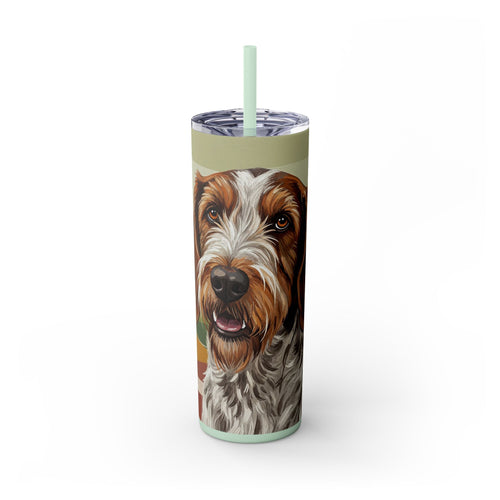Skinny Tumbler with Straw – 20 oz Stainless Steel Cup