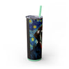 Skinny Tumbler with Straw – 20 oz Stainless Steel Cup