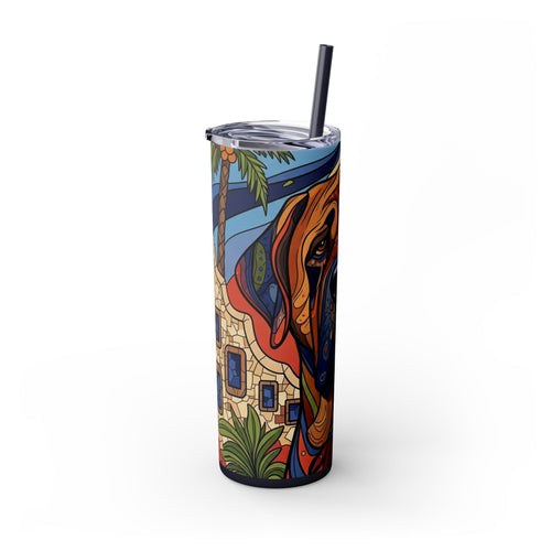 Skinny Tumbler with Straw – 20 oz Stainless Steel Cup